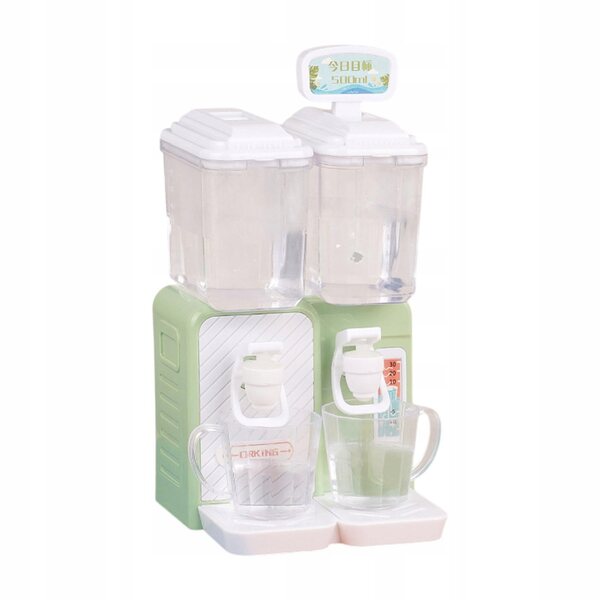 Grüner Wasserspender für Puppenhaus, Miniaturmöbel 1:12