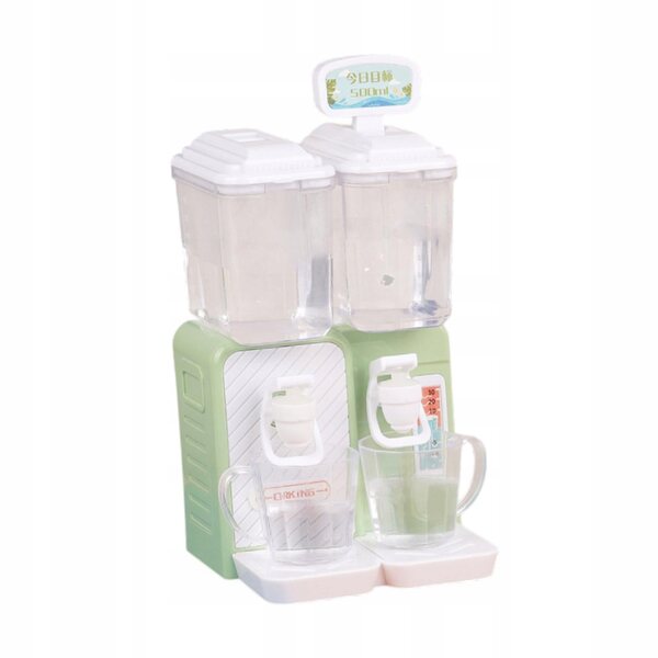 Grüner Wasserspender für Puppenhaus, Miniaturmöbel 1:12