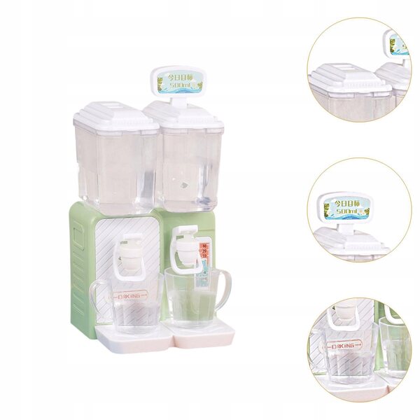 Grüner Wasserspender für Puppenhaus, Miniaturmöbel 1:12