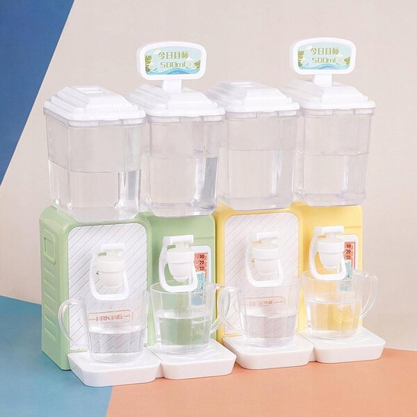 Grüner Wasserspender für Puppenhaus, Miniaturmöbel 1:12