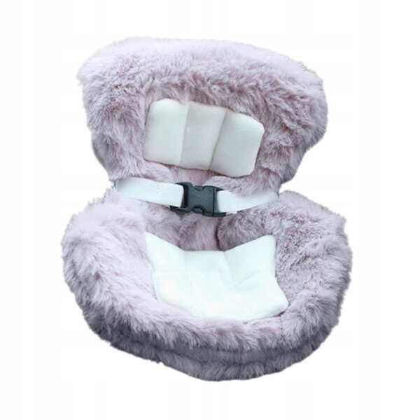 Fotelik per bambole viola in metallo, accessorio decorativo e regalo creativo