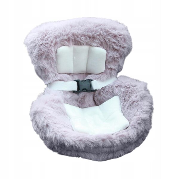 Fotelik per bambole viola in metallo, accessorio decorativo e regalo creativo