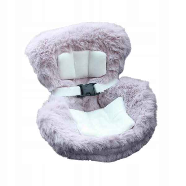 Fotelik per bambole viola in metallo, accessorio decorativo e regalo creativo