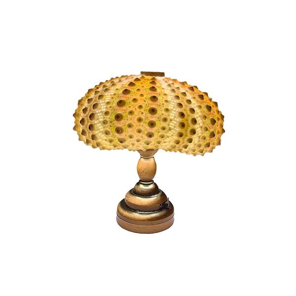Lampada da Tavolo Miniatura per Casa delle Bambole Scala 1:6 e 1:12 in Legno e Vetro