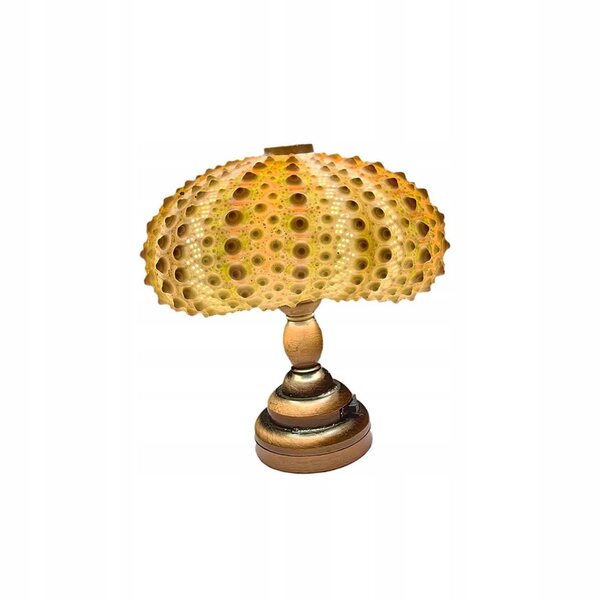Lampada da Tavolo Miniatura per Casa delle Bambole Scala 1:6 e 1:12 in Legno e Vetro