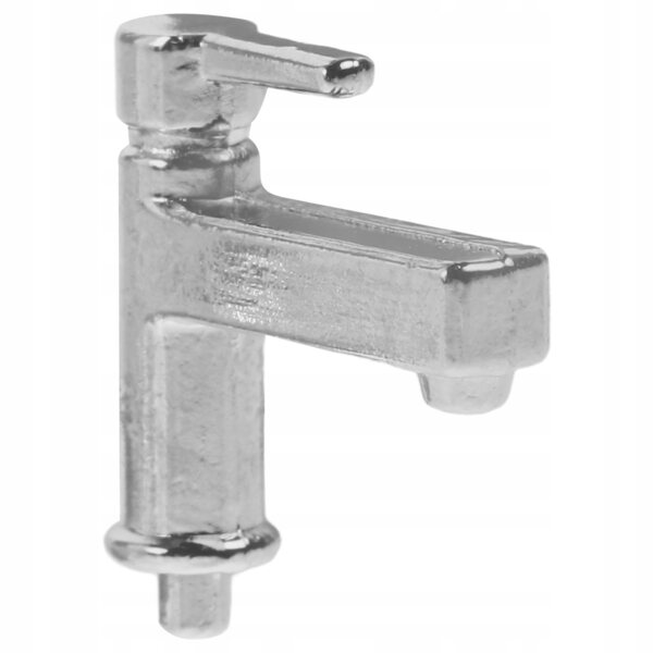 Miniatura metalico rubinetto per casa delle bambole realistico e resistente 1:12