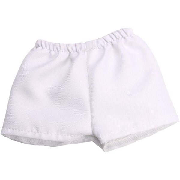 Pantaloncini Bianchi Casual per Bambola Americana 46 cm/18 Pollici - Abbigliamento Bambole