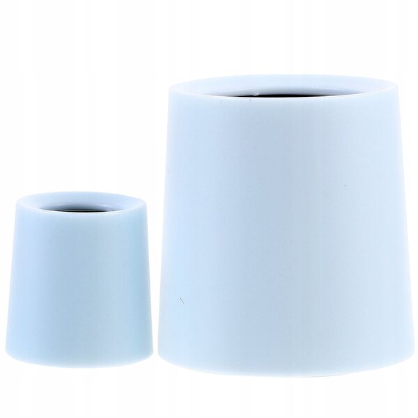 Lot de 2 mini poubelles pour maisons de poupées en plastique