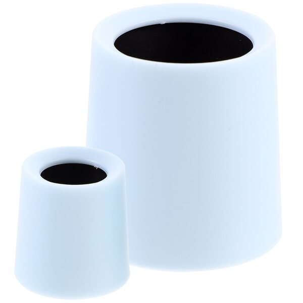 Lot de 2 mini poubelles pour maisons de poupées en plastique
