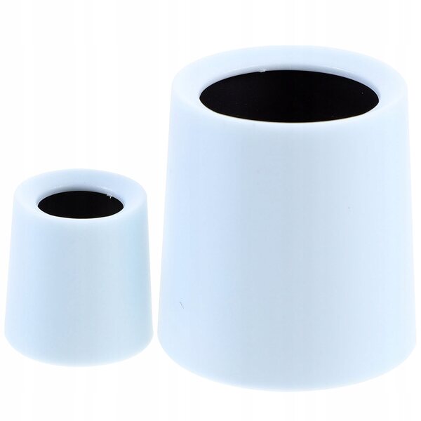 Lot de 2 mini poubelles pour maisons de poupées en plastique