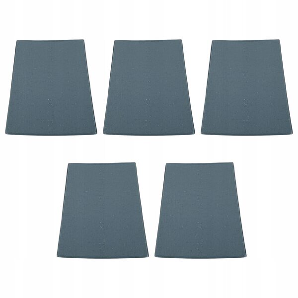 Blauer Mini-PVC-Behälter für Mini-Hausdekorationen und Modellbau – Set mit 5 Stück