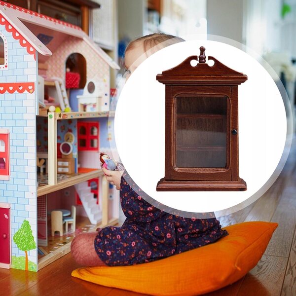 Miniatura Szafka 1:12 in Legno per Casa delle Bambole, Arredo Scenografico
