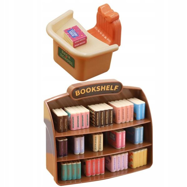 Mini dekoratives Kunststofflineal für Puppenhäuser, Miniaturzubehör