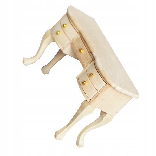 Mini bureau décoratif miniature en bois pour la maison et les jeux d'enfants