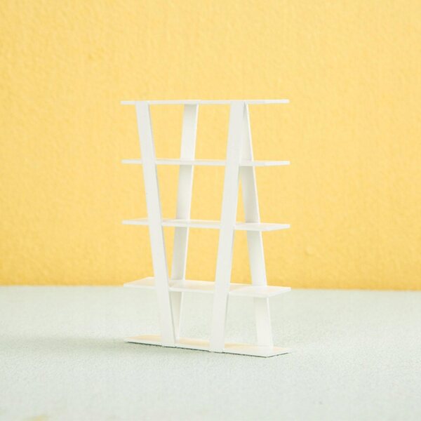 Miniatura 1:12 Regalo Bianco in Legno per Casa delle Bambole, Mobile Stativo