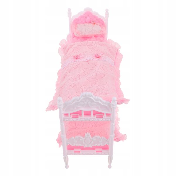 Mini letto a castello rosa per casa delle bambole - Sicuro e creativo