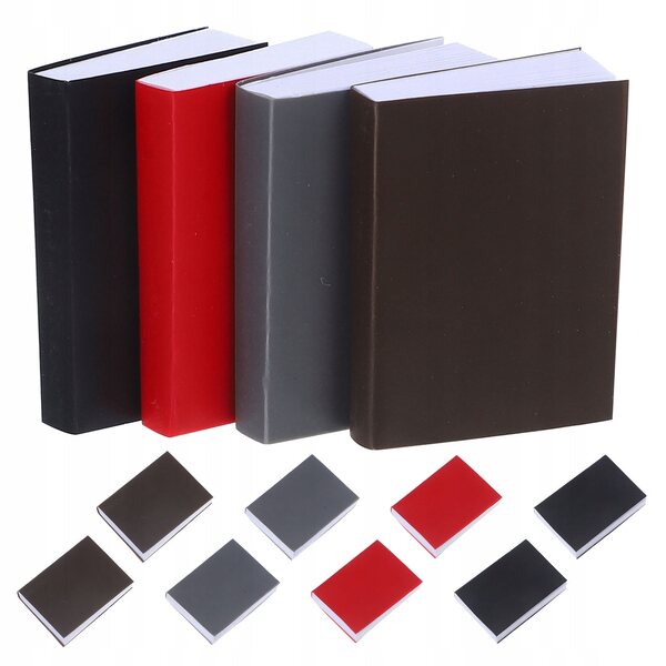 Set 12 Mini Libricini in Carta per Case delle Bambole Decorazioni Creative