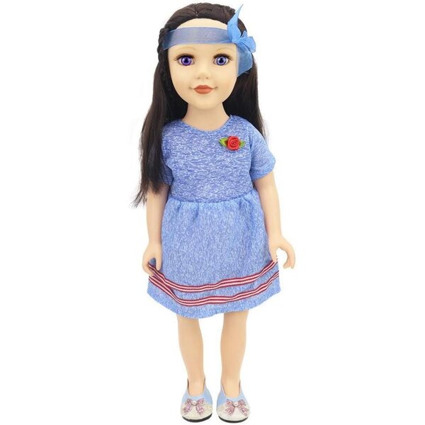 Abito Estivo Blu per Bambola 46 cm/18 Pollici - Vestito Moda Uteruik