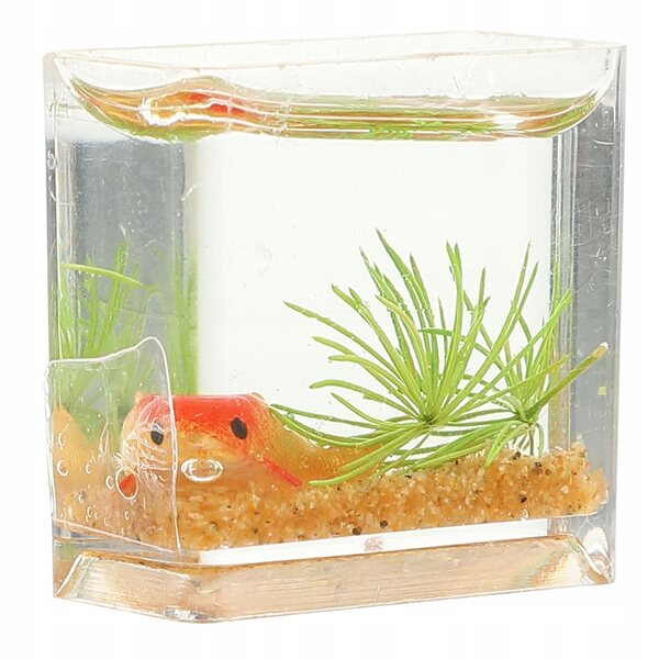 Miniatura Acquario Decorativo in Resina per Case delle Bambole e Mini Ambienti
