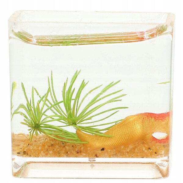 Miniatura Acquario Decorativo in Resina per Case delle Bambole e Mini Ambienti