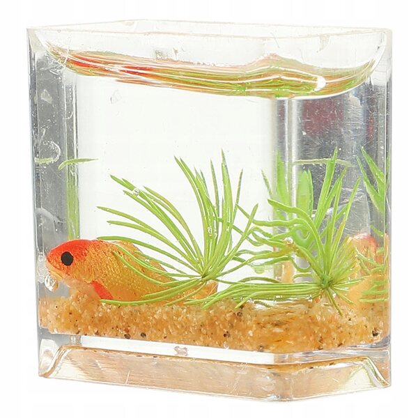 Miniatura Acquario Decorativo in Resina per Case delle Bambole e Mini Ambienti