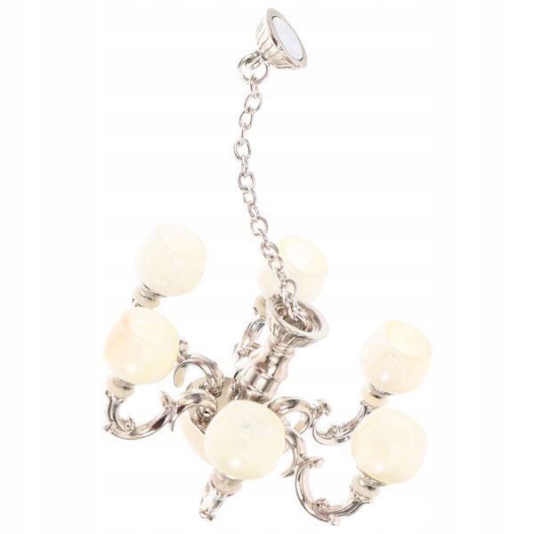 Lampada Sospesa Miniatura in Metallo per Casa delle Bambole, Elegante e Realistica