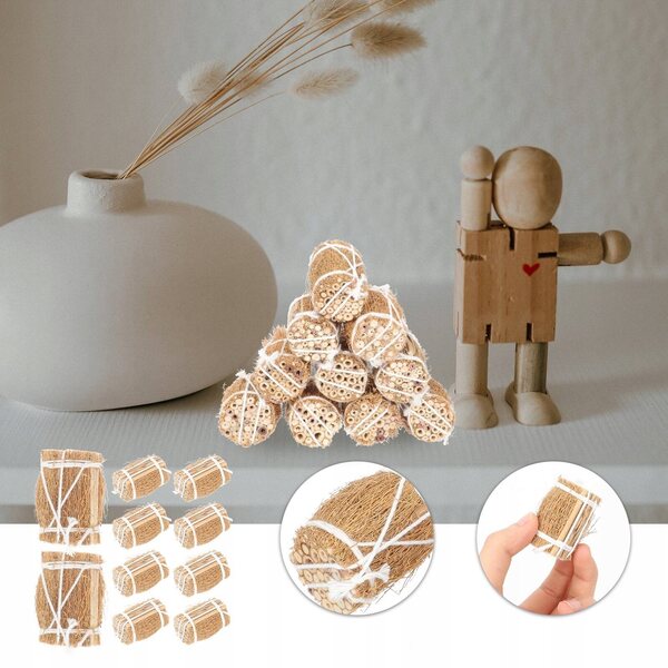10 dekorative und realistische Holzklötze für Puppenhäuser