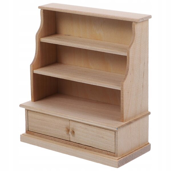 Miniatura Mobiletto in Legno per Casa delle Bambole - Decorazione Realistica