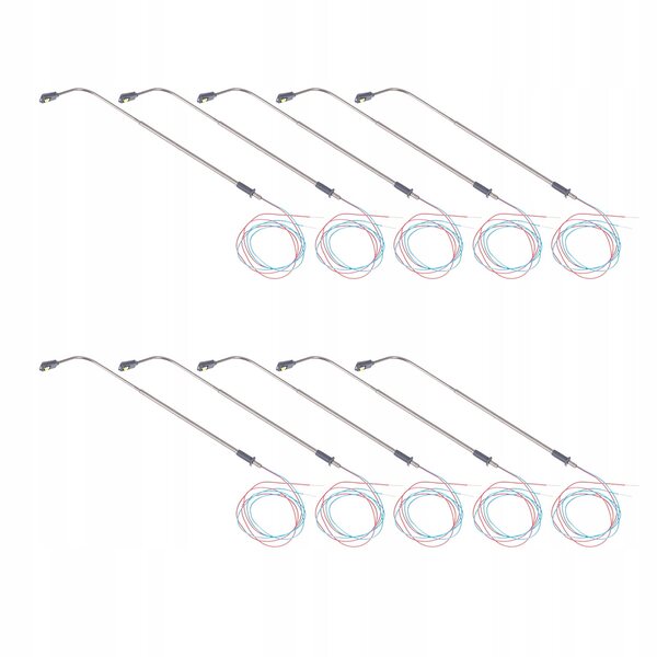 Lot de 10 lampes LED pour trains miniatures à l'échelle OO – Lumière blanche longue durée