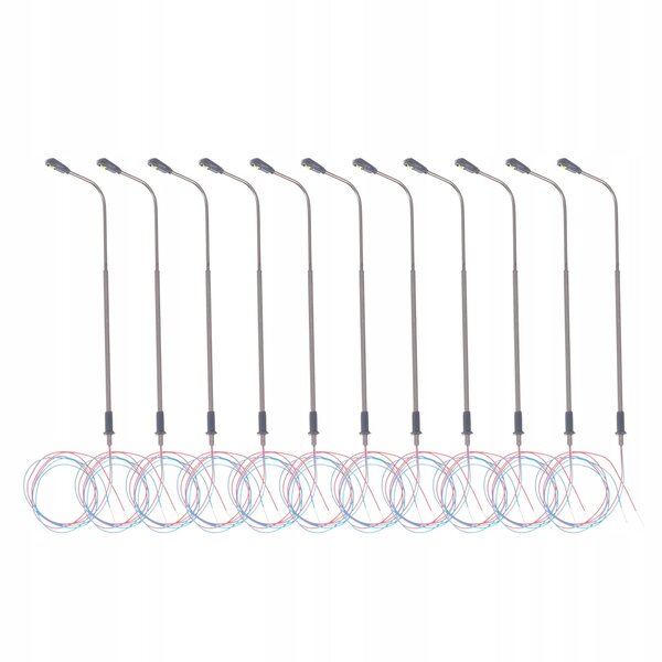 Lot de 10 lampes LED pour trains miniatures à l'échelle OO – Lumière blanche longue durée