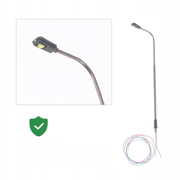 Lot de 10 lampes LED pour trains miniatures à l'échelle OO – Lumière blanche longue durée