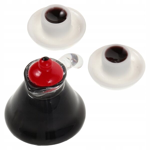 Mini caffettiera multicolore, 3 pezzi - accessori per la casa delle bambole