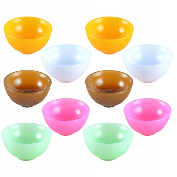 Set 20 Mini Mische in PVC per Cucina Miniature e Decorazioni Bambini
