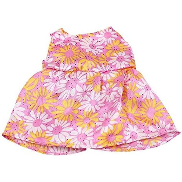 Abito Casual con Stampa di Crisantemi per Bambola Americana 46 cm
