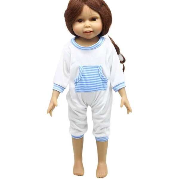 46-cm-Puppen-Einteiler – modisches Freizeit-Outfit für 18-Zoll-Puppen