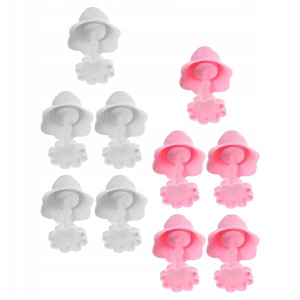 Lot de 10 mini lampes de table décoratives pour maisons de poupées, multicolores