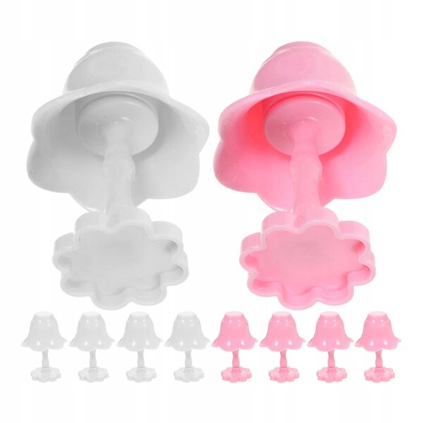 Lot de 10 mini lampes de table décoratives pour maisons de poupées, multicolores