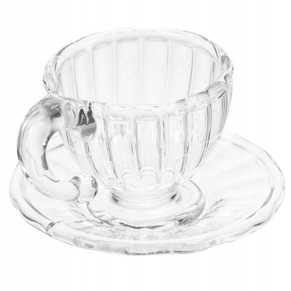 Filicini-Miniaturen aus transparentem Glas für Puppenhäuser 1/12