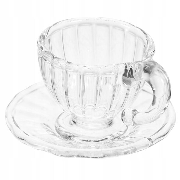 Filicini-Miniaturen aus transparentem Glas für Puppenhäuser 1/12