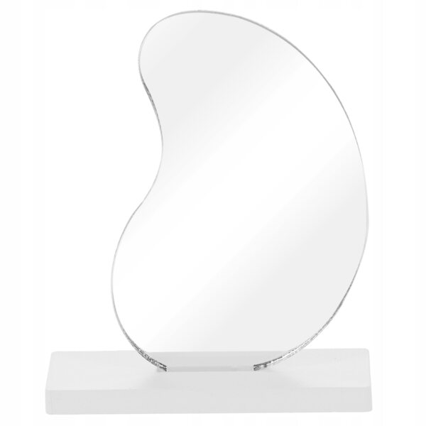 Mini Specchio Bianco in Plastica per Case delle Bambole, Decorazione Perfetta