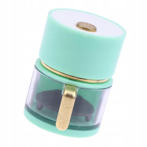 Friggitrice ad aria calda in miniatura 1:12 per casa delle bambole verde chiaro
