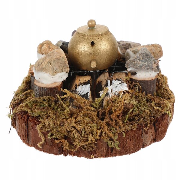 Mini Cucina in Legno per Case delle Bambole - Decorazione e Gioco Creativo