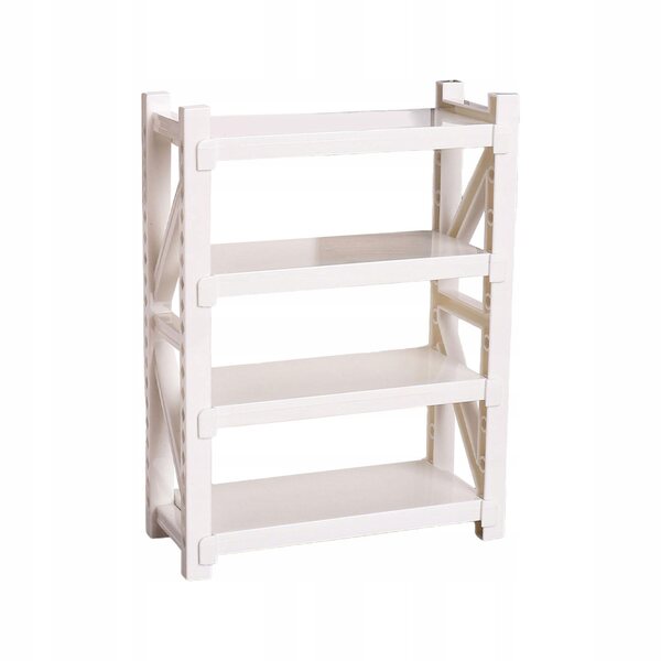 Libreria in miniatura per casa delle bambole, 4 pezzi, bianco, 16x12x5 cm
