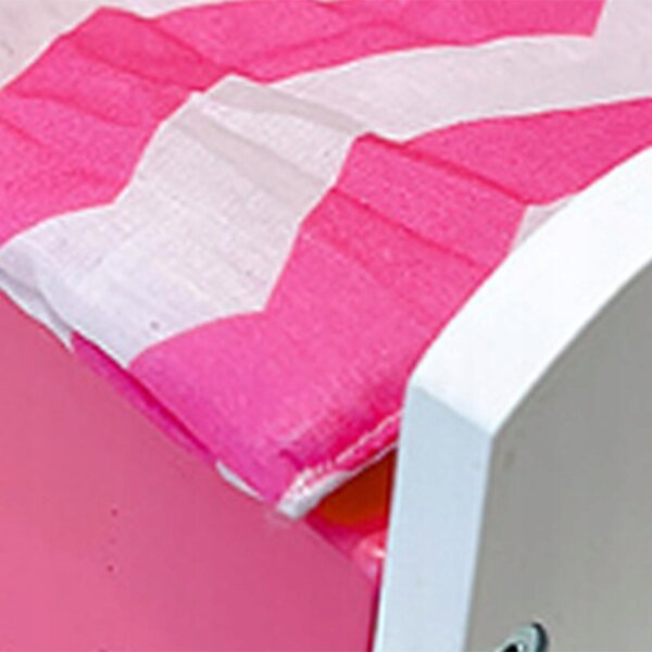 Lit miniature Dollhouse 1:12 avec linge rose décoratif
