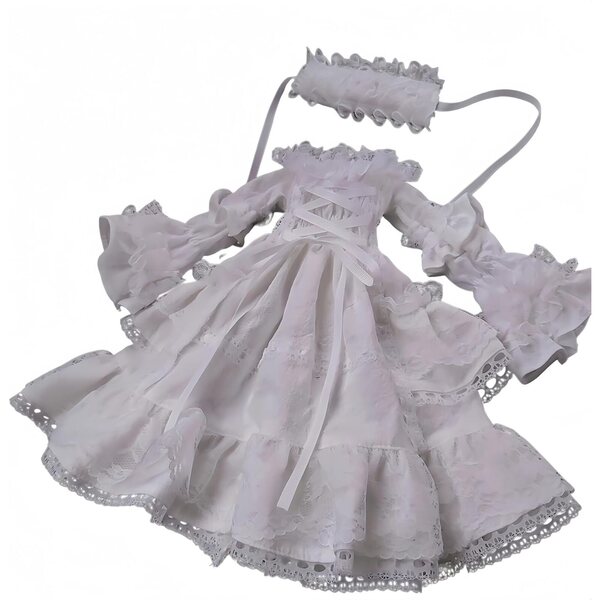 Handgefertigtes Kleid für BJD-Puppe 30–61 cm, ideales Geschenk für Sammler