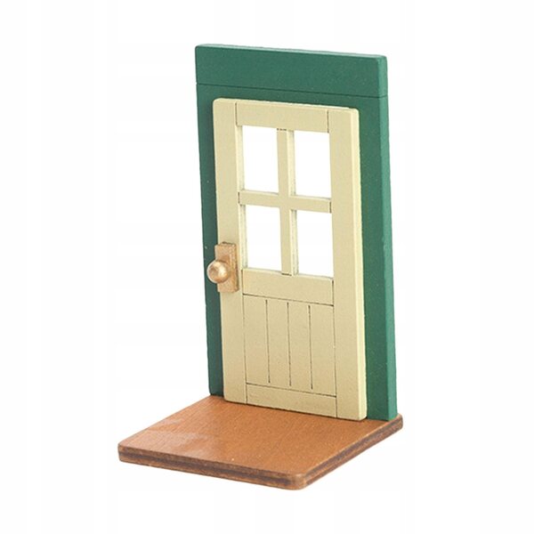 Miniatuur houten deuren voor poppenhuizen, decoraties en rollenspellen