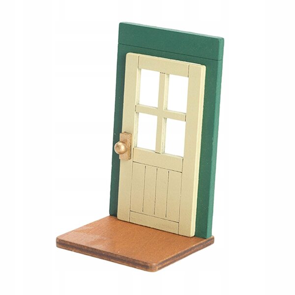 Miniatuur houten deuren voor poppenhuizen, decoraties en rollenspellen