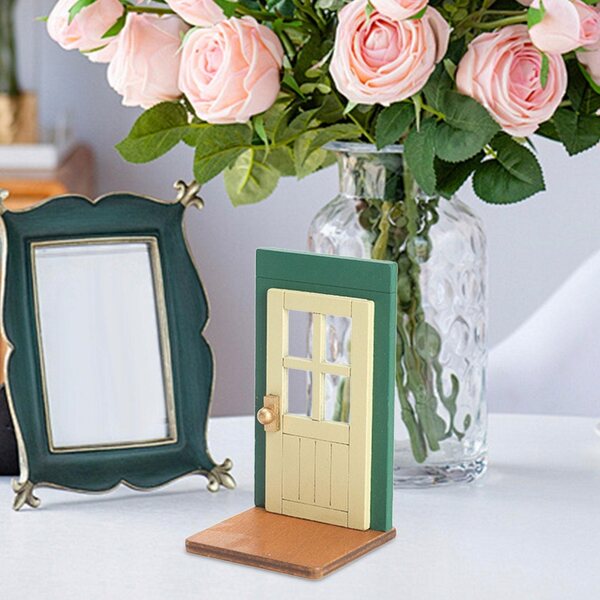 Miniatuur houten deuren voor poppenhuizen, decoraties en rollenspellen