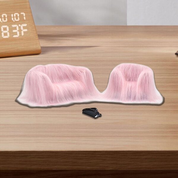 1:12 Domek dla lalek Miniaturowa sofa Meble domowe Model Meble do domku dla lalek różowy