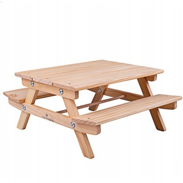 Bigjigs Toys Stolik Holzspielzeug für Puppen, Maße 26 x 16 x 37 cm